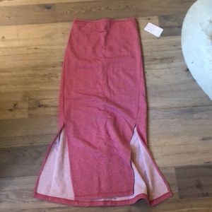 Free People Slitted Maxi Skirt Size XS NWT